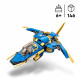 LEGO NINJAGO 71784 Le Jet Supersonique de Jay  Évolution, Jouet Avion, Ninja Évolutif