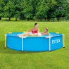 Intex - 28205NP - Piscinette metal frame ronde tubulaire ø 2,44 x 0,51m