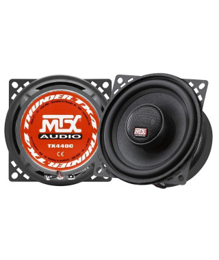 MTX TX440C Haut-parleurs voiture Coaxiaux 2 voies 10cm 60W RMS 4O membrane pulpe célulose