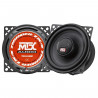 MTX TX440C Haut-parleurs voiture Coaxiaux 2 voies 10cm 60W RMS 4O membrane pulpe célulose