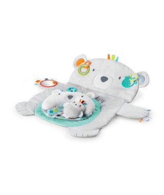 BRIGHT STARTS Tapis d'éveil Ours Polaire Tummy Time Prop & Play