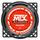 MTX TX440C Haut-parleurs voiture Coaxiaux 2 voies 10cm 60W RMS 4O membrane pulpe célulose