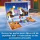 Calendrier de l'Avent LEGO City 60352 - Figurine Pere Noël - Cadeau pour Enfants