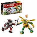 LEGO NINJAGO 71781 Le Combat des Robots de Lloyd  Évolution, Jouet avec 2 Minifigurines