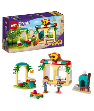 LEGO 41705 Friends La Pizzeria de Heartlake City, Jouet de Construction de Restaurant pour Enfants de 5 Ans et Plus