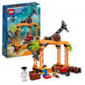 LEGO 60342 City Stuntz Le Défi de Cascade : l'Attaque des Requins, Jouet Aventure de Moto Stunt des 5 ans, Idée Cadeau