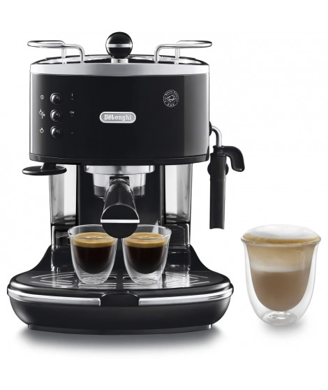 Machine Expresso classique DELONGHI Icona ECO 311.BK - Noir - Compatible café moulu et dosettes ESE