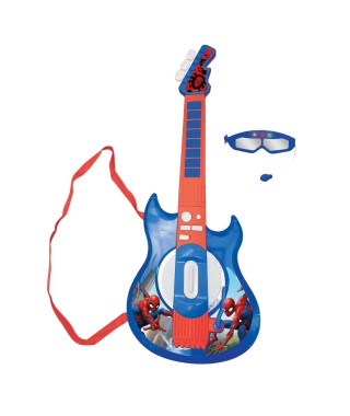 Cette guitare électronique Spider-Man est parfaite pour devenir une star du rock'n roll !