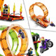 LEGO 60339 City Stuntz L'Arene de Cascade avec Double Looping, Monster Truck Jouet, avec Moto, Figurine Cascadeur, Enfants De…