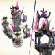 LEGO NINJAGO 71771 Le Temple du Roi de Cristal, Jouet pour Enfants avec Minifigurines