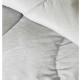 ABEIL Couette tempérée BICOLORE 200x200cm - Blanc & Gris chiné