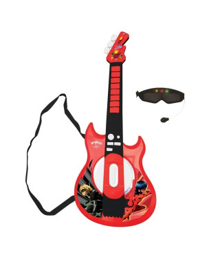 * Une super guitare électronique Ladybug et des lunettes avec micro pour découvrir la musique en s'amusant et avec style !