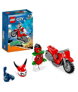 LEGO 60332 City Stuntz La Moto de Cascade du Scorpion Téméraire, Jouet de Cascadeur Stuntz, Cadeau pour Enfants de 5 Ans et Plus