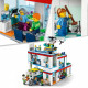 LEGO 60330 City L'Hôpital, Jouet Camion d'Ambulance et Hélicoptere avec 12 Minifigurines, Plaques de Route, Enfants Des 7 Ans