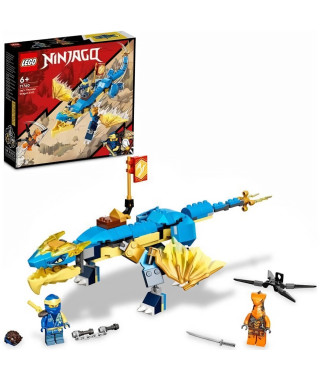 LEGO 71760 NINJAGO L'Évolution Dragon Du Tonnerre De Jay, Set avec Figurine de Serpent avec banniere de mission a collectionner