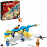 LEGO 71760 NINJAGO L'Évolution Dragon Du Tonnerre De Jay, Set avec Figurine de Serpent avec banniere de mission a collectionner