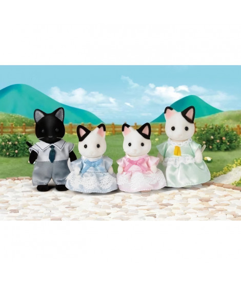 SYLVANIAN FAMILIES - 5181 - La famille chat bicolore - Les familles