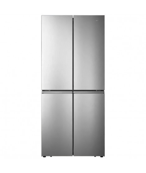 Réfrigérateur combiné HISENSE - RQ563N4AI1 - multiportes - 454 L - l70 X L79 X H181cm - Métal Brillant