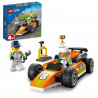 LEGO 60322 City Great Vehicles La Voiture de Course, Jouets Créatifs Style Formule 1 pour Enfants +4 Ans, avec Minifigures