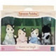SYLVANIAN FAMILIES - 5181 - La famille chat bicolore - Les familles