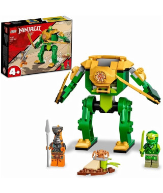 LEGO 71757 NINJAGO Le Robot Ninja de Lloyd, Jouet pour Enfant des 4 Ans avec Figurine Serpent, Set de Construction