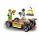 LEGO 60322 City Great Vehicles La Voiture de Course, Jouets Créatifs Style Formule 1 pour Enfants +4 Ans, avec Minifigures