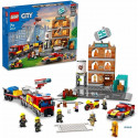 LEGO 60321 City Fire La Brigade des Pompiers, Jouet de Camion, Moto et Remorque, avec Figurine de Chien, Garçons et Filles De…