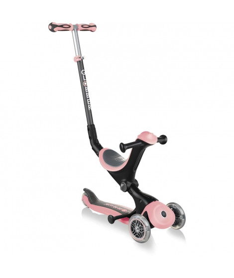 GLOBBER - Trottinette 3 roues évolutive tout-en-1 - Go-up deluxe - Rose pastel