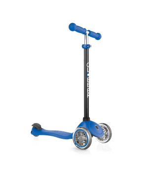 Trottinette 3 roues GLOBBER Primo V2  - Bleu - Guidon ajustable