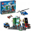 LEGO 60317 City La Course-Poursuite de La Police a La Banque, Jouets Drone et 2 Camions pour Enfants +7 ans, Sets d'Aventures