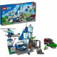 LEGO City 60316 Le Commissariat de Police, Jouet Hélicoptere, Voiture de Police, Chien Figurine, Camion Poubelle Jouet