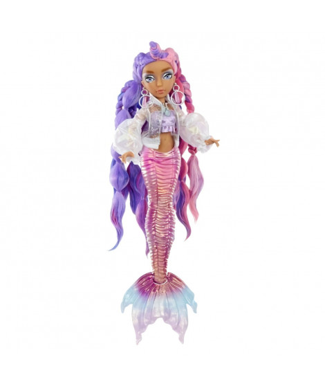 Mermaze Mermaidz - Kishiko - Poupée Mannequin Sirene 34cm - Change de Couleur dans l'eau