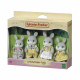 SYLVANIAN FAMILIES - 4030 - La famille lapin gris - Les familles