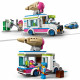 LEGO 60314 City La Course-Poursuite du Camion de Glaces, Jouet de Voiture de Police, avec 2 Bandits, Cadeau Enfants Des 5 Ans