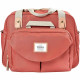 BEABA, Sac a langer Geneve ll, Modulable, Grande contenance, Rangements multiples, Pochette avant amovible, Terracota