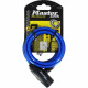 Antivol câble Masterlock - 8127EURDPRO - 1,8m x 8mm - Acier torsadé - Bleu
