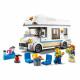 LEGO City 60283 Le Camping-Car de Vacances, Jouet pour Enfants 5 Ans, Foret LEGO, Véhicule, Camping, Jeu de Voyage