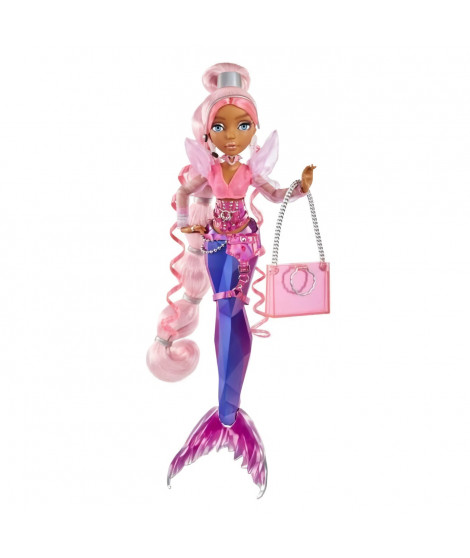 Mermaze Mermaidz - Harmonique - Poupée Mannequin Sirene 34cm - Change de Couleur dans l'eau