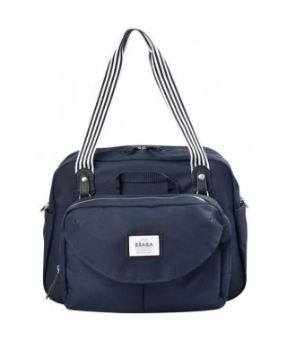 BEABA, Sac a langer Genéve II, Modulable, Grande contenance, Rangements multiples, Pochette avant amovible, Bleu marine