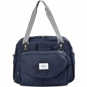 BEABA, Sac a langer Genéve II, Modulable, Grande contenance, Rangements multiples, Pochette avant amovible, Bleu marine