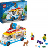 LEGO City 60253 Le camion de la marchande de glaces, Kit de Construction Jouet Enfants 5 ans et + avec Mini-figurine de chien