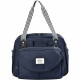 BEABA, Sac a langer Genéve II, Modulable, Grande contenance, Rangements multiples, Pochette avant amovible, Bleu marine