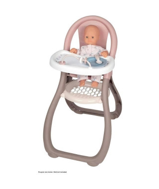 SMOBY - Baby Nurse Chaise haute pour poupon jusqu'a 42cm (non inclus)