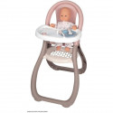 SMOBY - Baby Nurse Chaise haute pour poupon jusqu'a 42cm (non inclus)