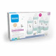 MAM Coffret Naissance Nature - Aqua - 4 Biberons + 1 Sucette + 1 Boite Doseuse