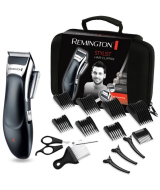 Remington HC363C Coffret Cheveux Tondeuse Lames Advanced Ceramic, Auto-Affûtées, Auto-Lubrifiées, Anti Irritations - 5pcs