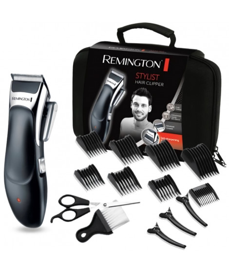 Remington HC363C Coffret Cheveux Tondeuse Lames Advanced Ceramic, Auto-Affûtées, Auto-Lubrifiées, Anti Irritations - 5pcs