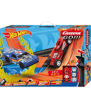 Circuit électrique Hot Wheels 4,9m - Carrera GO!!! - 2 voitures - Looping et tremplin