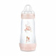 MAM Biberon Easy Start / Anti-Colique Nature - 320ml - Blush - Tétine Débit 3 - X1