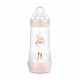 MAM Biberon Easy Start / Anti-Colique Nature - 320ml - Blush - Tétine Débit 3 - X1